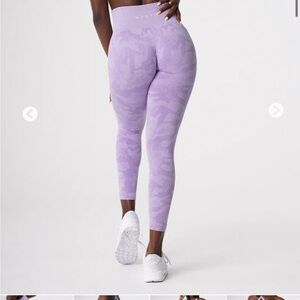 NVGTN Lilac Camo Seamless Leggings, Medium (Used)